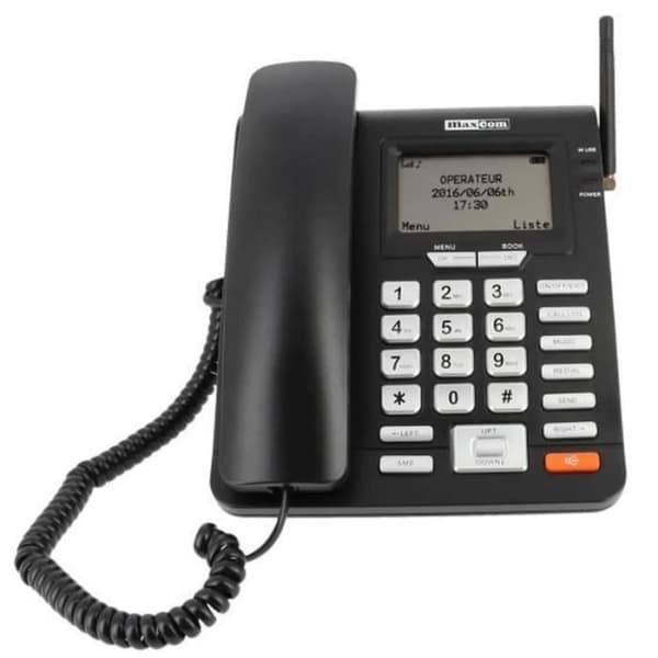 Maxcom - Comfort MM28D HS (Headset-uttag) - Fast telefon med SIM-kort