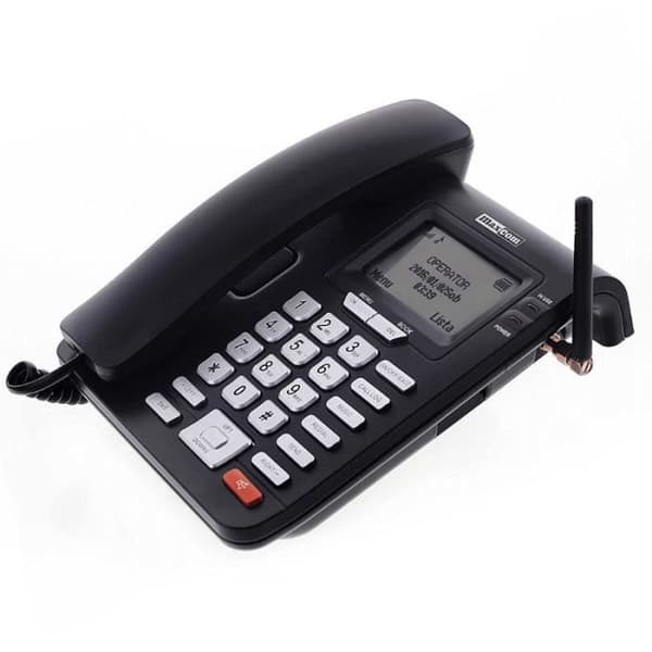 Maxcom - Comfort MM28D HS (Headset-uttag) - Fast telefon med SIM-kort Svart