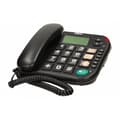 Miniatyrbild 4 av 4: MAXCOM KXT480 sladdtelefon - Stora knappar - Nummerpresentation - Svart