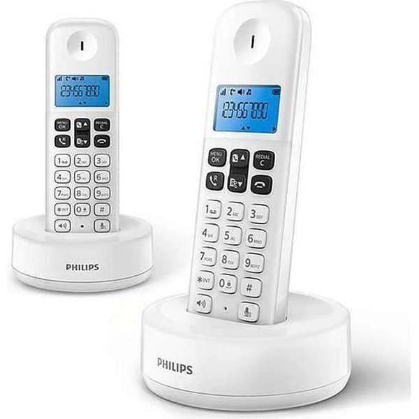 PHILIPS DECT - DECT Vit - D16 DUO UTAN TELEFONMASKIN Vit