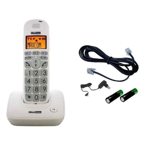 MAXCOM MC6800 stora knappar stora telefoner stora knappar