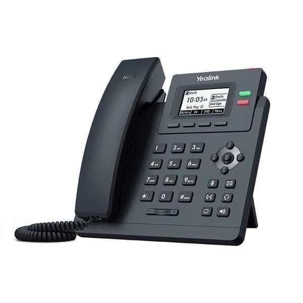 Bordstelefon med 2 SIP-konton Full Duplex HD-ljudkvalitet för tydliga samtal Konferens för 5 deltagare Funktioner Grå