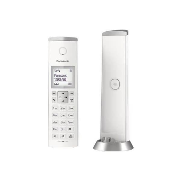 Panasonic KX-TGK212SP trådlös telefon med DECT nummerpresentation Vit Silver, Vit