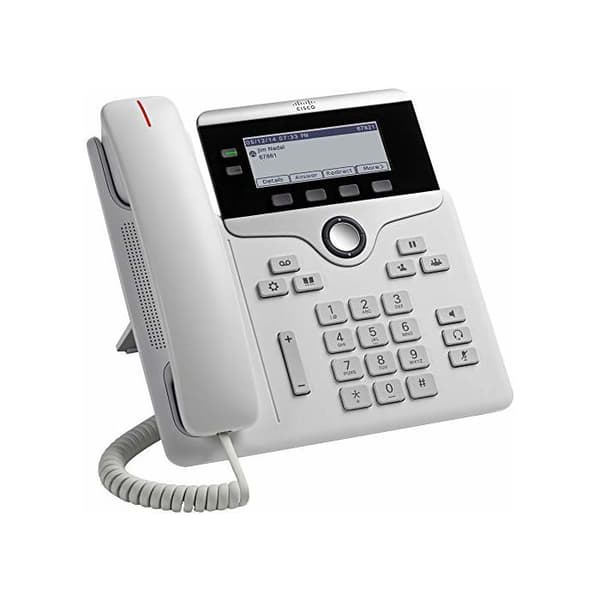 CISCO IP-telefon 7821 VoIP-telefon - Vit - 2 rader - High definition