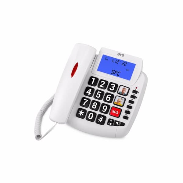 Fasttelefon SPC 3296B Hvit