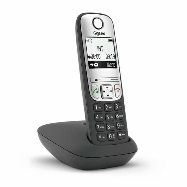 Trådløs telefon Gigaset S30852-H2810-D201 Sort Sort/Sølvfarvet Sort, Sølv