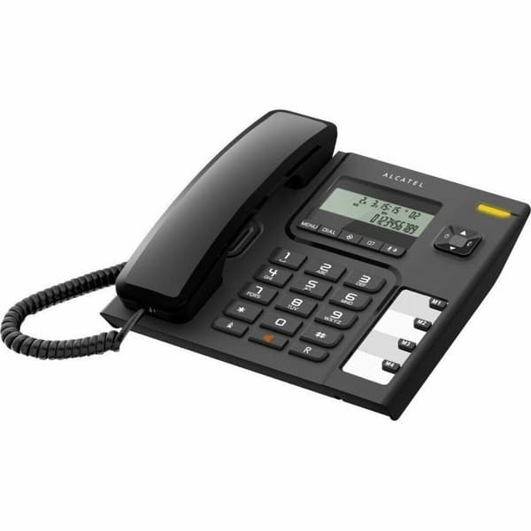 Markkabeltelefon Alcatel T56 Svart Svart
