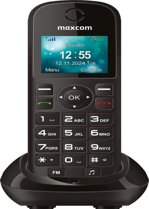 Fast telefon - Maxcom telefonpaket - MM35D SE - GSM fast telefon MM 35D SE GSM