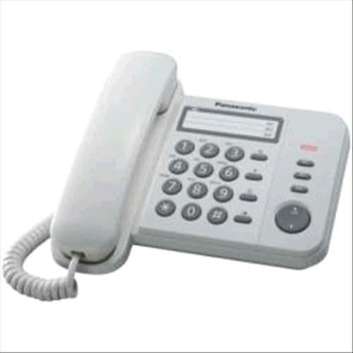 PANASONIC TELEFON LANDLINJE TELEFON KX-TS520EX1W VIT Vit