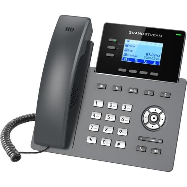 Grandstream Networks GRP2603P fast telefon Svart 3 rader LCD - GRP 2603P HD