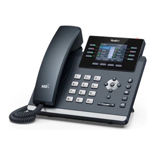 Yealink SIP-T44U - VoIP-telefon med nummerpresentation - 5-vägs samtalsförmåg Grå