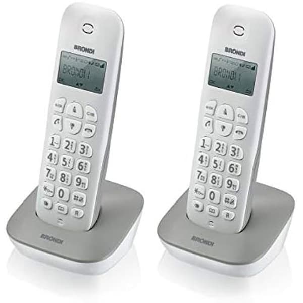Trådlös telefon - BRONDI - Gala Twin - ECO DECT - Handsfree - Katalog 20 minnen