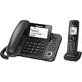 Miniatyrbild 1 av 2: Panasonic KX-TGF320E, DECT-telefon, Högtalartelefon, 100 ingångar, Nummerpresentation, Svart