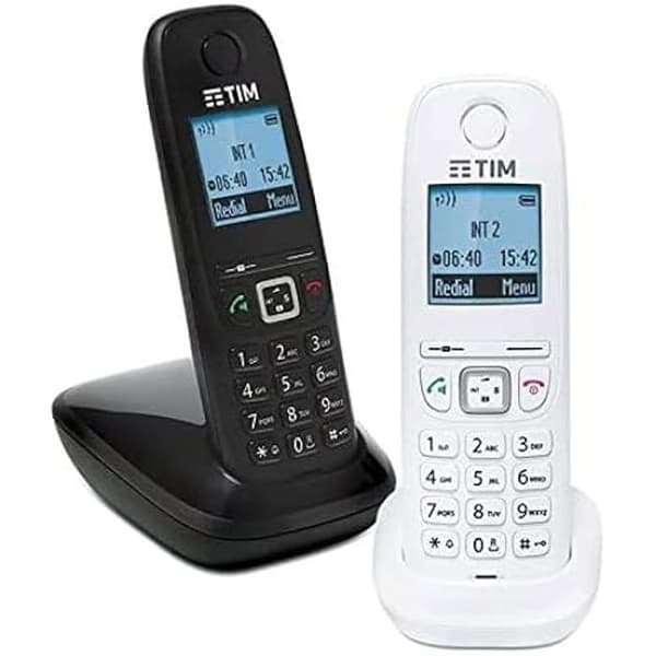 Gigaset AS405 trådlös telefon - Svart - Enkel knappsats - Nummerpresentation - 4 AAA-batterier