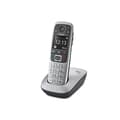 Miniatyrbild 4 av 4: Gigaset E 560 telefon - lur med sladd med högtalartelefon och nummerpresentation - svart och silver