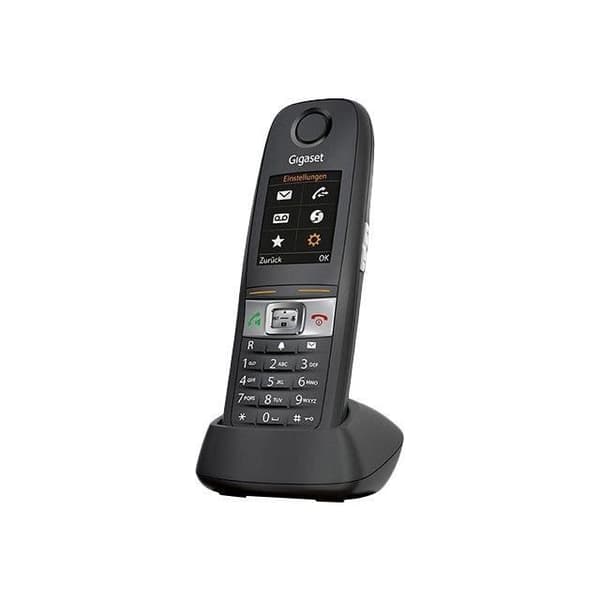 Gigaset E630HX sladdlös telefonförlängning med nummerpresentation DECT\GAP SIP, RTP svart