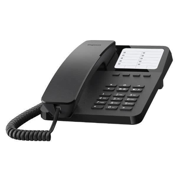 TELEFON, Telefoner, Fasta telefoner, Gigaset Gigaset Desk 400 Black Trådlös egenskaper Nej Handsfree Nej Stöds
