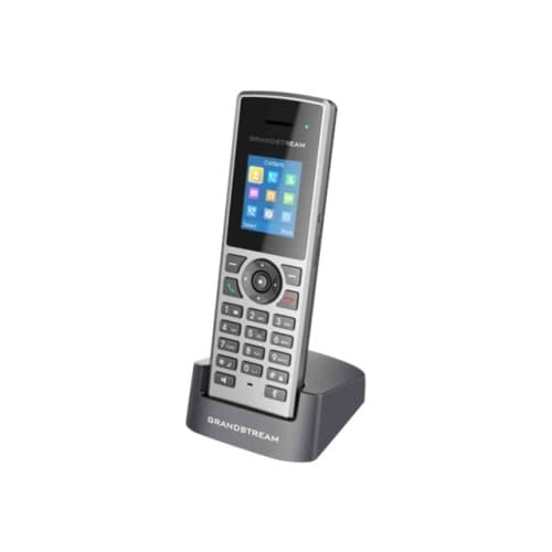 Grandstream DP722 - trådlös förlängningshandenhet - 3-riktad samtalsförmåg Svart, Grå