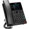 Miniatyrbild 3 av 3: Poly VVX 250 - VoIP-telefon - 3-vägs samtalskapacitet - SIP, RTP, SRTP, SDP - 4 linjer - svartPOLY VVX 250 IP-telefon med 4 linjer och