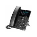 Miniatyrbild 1 av 3: Poly VVX 250 - VoIP-telefon - 3-vägs samtalskapacitet - SIP, RTP, SRTP, SDP - 4 linjer - svartPOLY VVX 250 IP-telefon med 4 linjer och