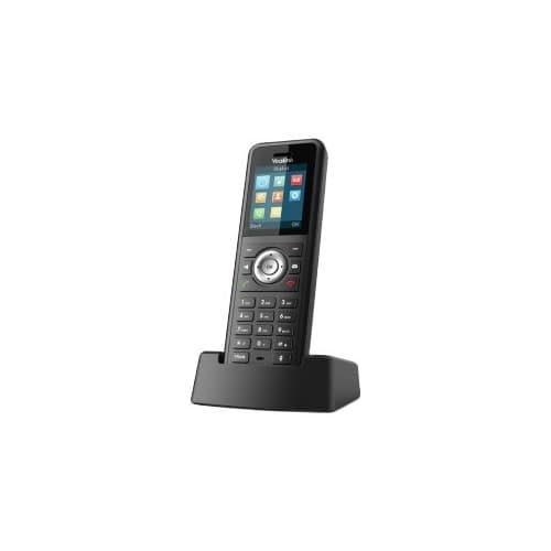Yealink W59R - trådlös förlängningshandenhet - med Bluetooth interface med nummerpresentation - 3-riktad samtalsförmåg Svart