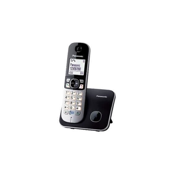 Panasonic KX-TG6811FXB DECT-telefon med högtalartelefon och nummerpresentation - svart