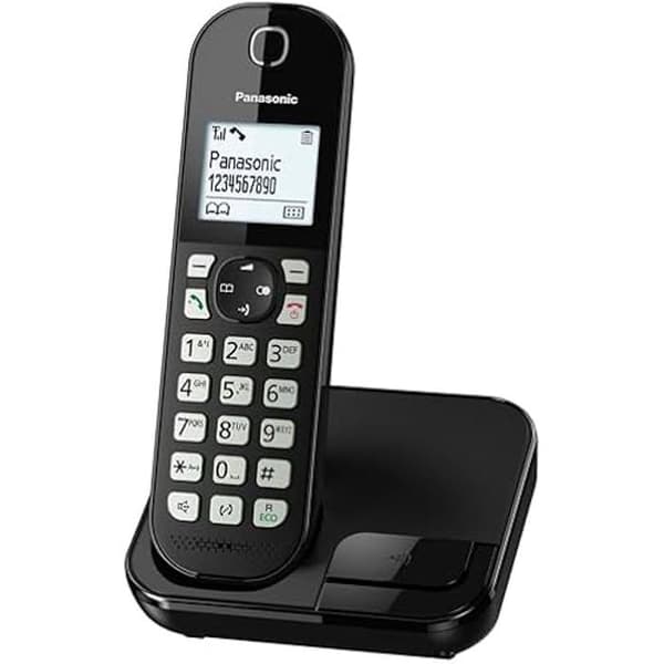 Trådlös telefon - PANASONIC - KX-TGC450GB - Svart - Trådlös teknik - Telefonen Svart