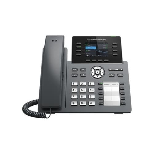 Grandstream GRP2634 - VoIP-telefon - 5-vägs samtalsförmåg Svart