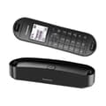 Miniatyrbild 3 av 3: Panasonic KX-TGK320 Trådlös telefon med telefonsvarare och samtals-ID DECT Svart högblank