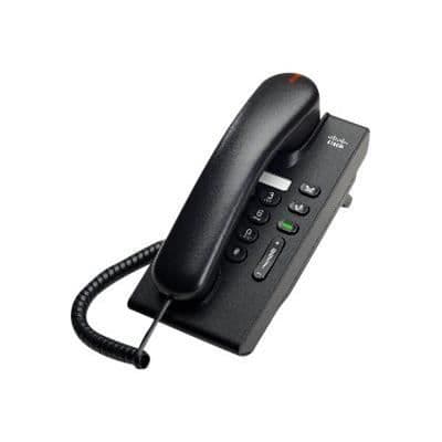 Cisco Unified IP Phone 6901 Standard VoIP-telefon - SCCP - Svart Kol