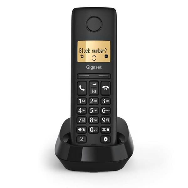 Gigaset Pure 100 trådlös telefon - Knapp för inkommande samtal - 50 kontaktkatalog - ECO DECT