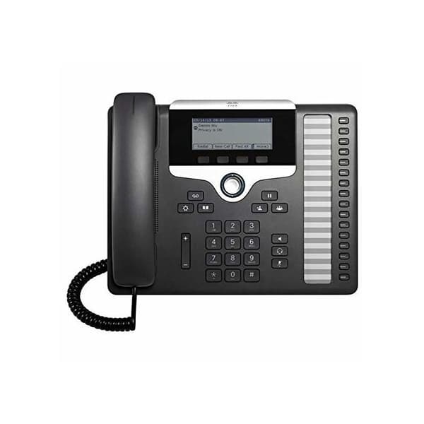 Cisco IP-telefon 7861 VoIP-telefon - SIP, SRTP - 16 linjer - Svart