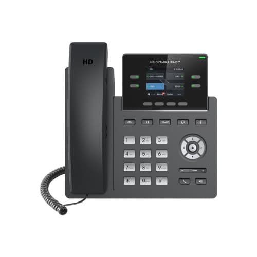 Grandstream GRP2612 - VoIP-telefon med nummerpresentation/samtal väntar - 3-riktad samtalsförmåg