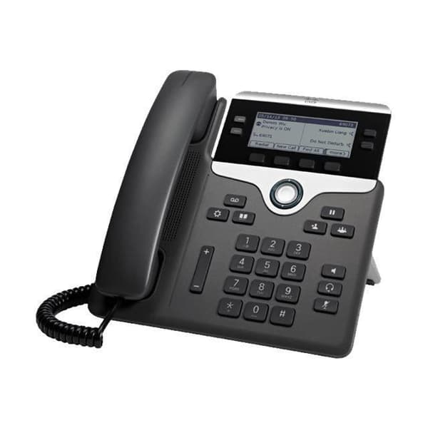 CISCO IP-telefon 7841 VoIP-telefon - 4 linjer - Handsfree - Musik i vänteläge