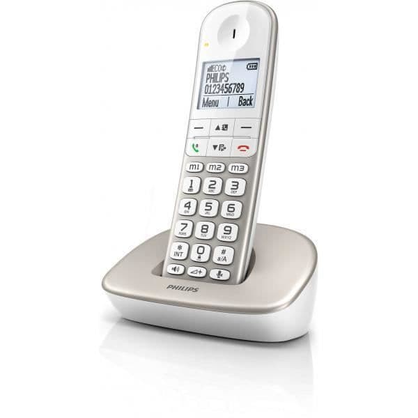 Trådlös telefon XL4901S / 23 Bekväm och enkel Njut av enkelheten hos Philips XL490 trådlös telefon, med en skärm