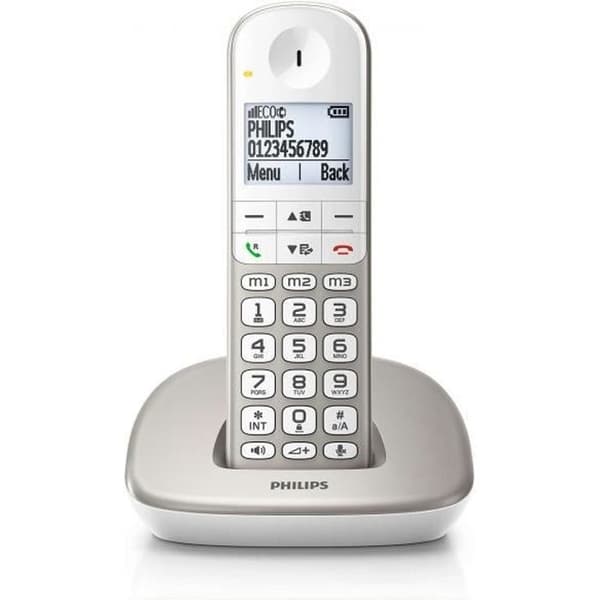 Trådlös telefon XL4901S / 23 Bekväm och enkel Njut av enkelheten hos Philips XL490 trådlös telefon, med en skärm
