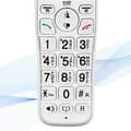 Miniatyrbild 5 av 5: Trådlös Förstärkt Seniortelefon med Svarsapparat och Fristående Läge Geemarc Vit