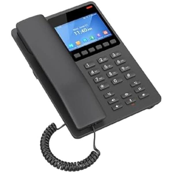 Kontortelefon - GRANDSTREAM - GHP631W - LCD-skärm 3,5'' - Dubbelband WiFi - PoE
