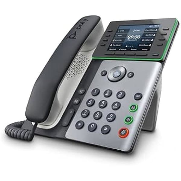 IP-telefon - HP - POLY Edge E300 - 8 linjer - Multiline - Nummerpresentation - Svart
