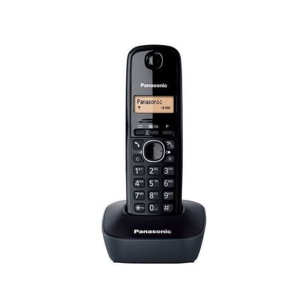 Panasonic KX-TG1611SPH Fast telefon Svart - -