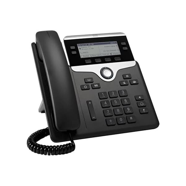 CISCO IP-telefon 7841 VoIP-telefon - 4 linjer - Handsfree - Musik i vänteläge