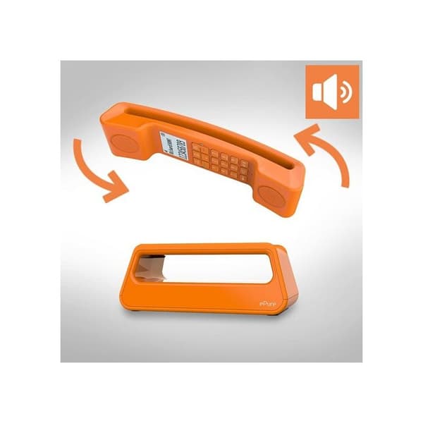 Alcatel Epure Iconic - Trådlös DECT Telefon - Vintage Design - Orange