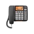 Miniatyrbild 2 av 4: Gigaset DL580 sladdtelefon med nummerpresentation svart - handsfree och inbyggd klocka