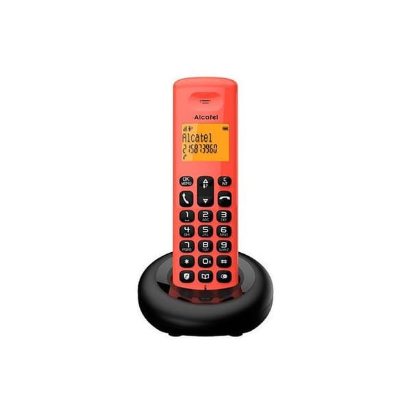 TELEFON ALCATEL E160 EWE RÖD Svart, Röd