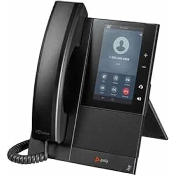 VoIP-telefon - HP - Poly CCX 505 BMP SIP PoE-e - Svart - SIP-teknik - PoE-e-funktioner Svart