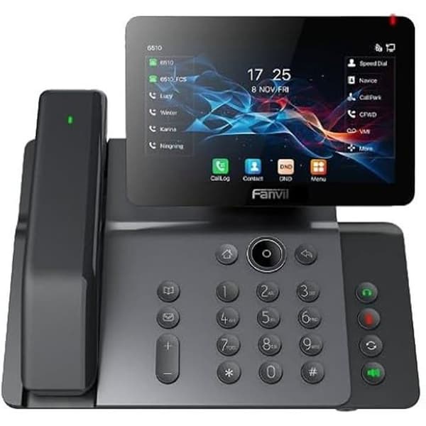 IP-telefon - FANVIL - V66 - 7-tums skärm - Trådlös Bluetooth - WiFi 6 - H264 videostöd