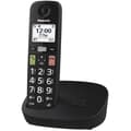 Miniatyrbild 1 av 2: Trådlös telefon - PANASONIC - KX-TGU110EXB - LCD-skärm - Stora knappar - Favoritsamtal