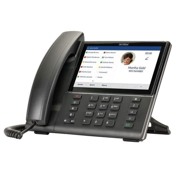 VoIP-telefon - MITEL - 6873 SIP - Högtalartelefon - Nummerpresentation - Svart Svart