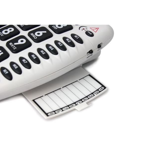 GEEMARC AMPLIPOWER 50 Senior Fast telefon - Vit