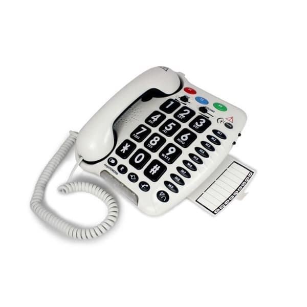 GEEMARC AMPLIPOWER 50 Senior Fast telefon - Vit